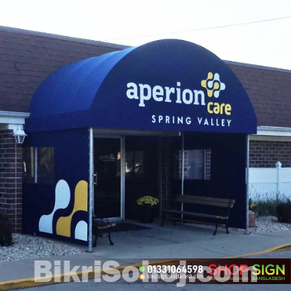 Awning signs for business